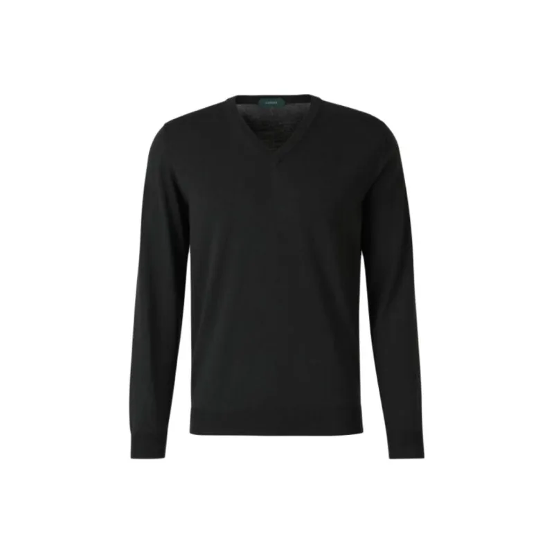 Zanone V neck Knit Jumper-0