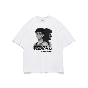 RIGORER x BOJIEMUSIJI Basketball Casual American Vintage T Shirt Unisex