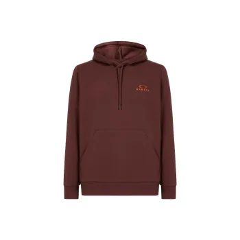 Oakley Lined Mountain Bark Hoodie Sweatshirt Men's Dark Red