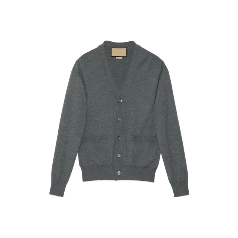 GUCCI Logo Embroidered Cardigan-0