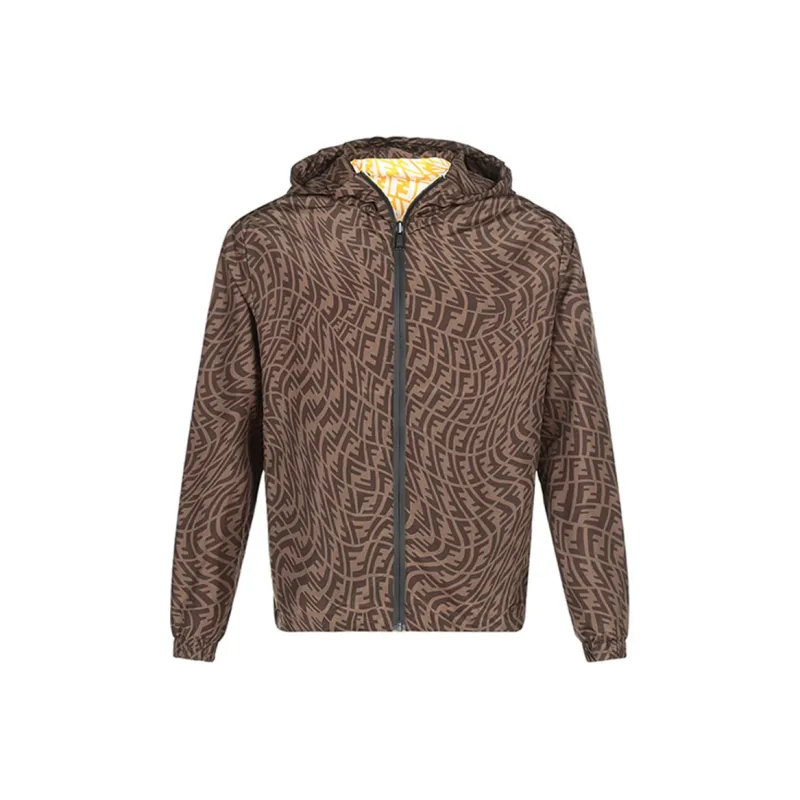 FENDI Ff Monogram Vertigo Windbreaker Jacket-0