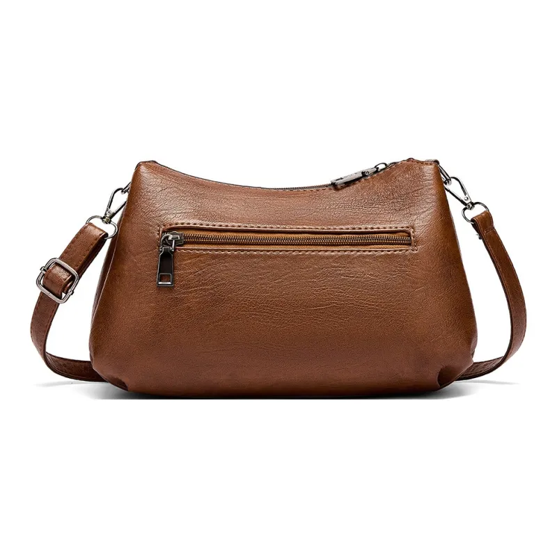 JOSINY Synthetic Leather Shoulder Bag Women's Knight Black/Misty Brown-11