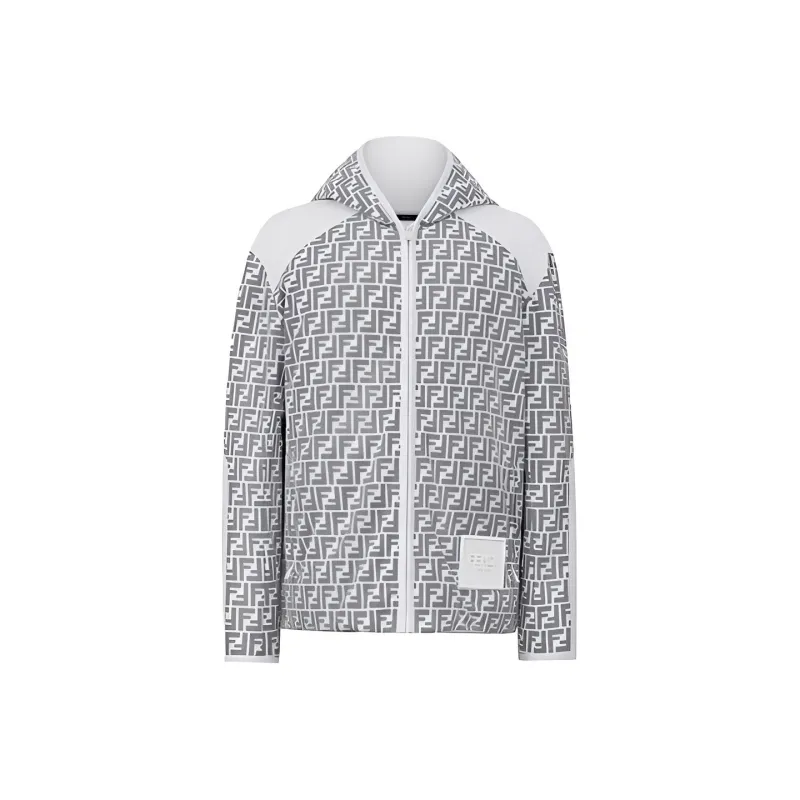 FENDI SS22 Jackets Coats Men's White-0