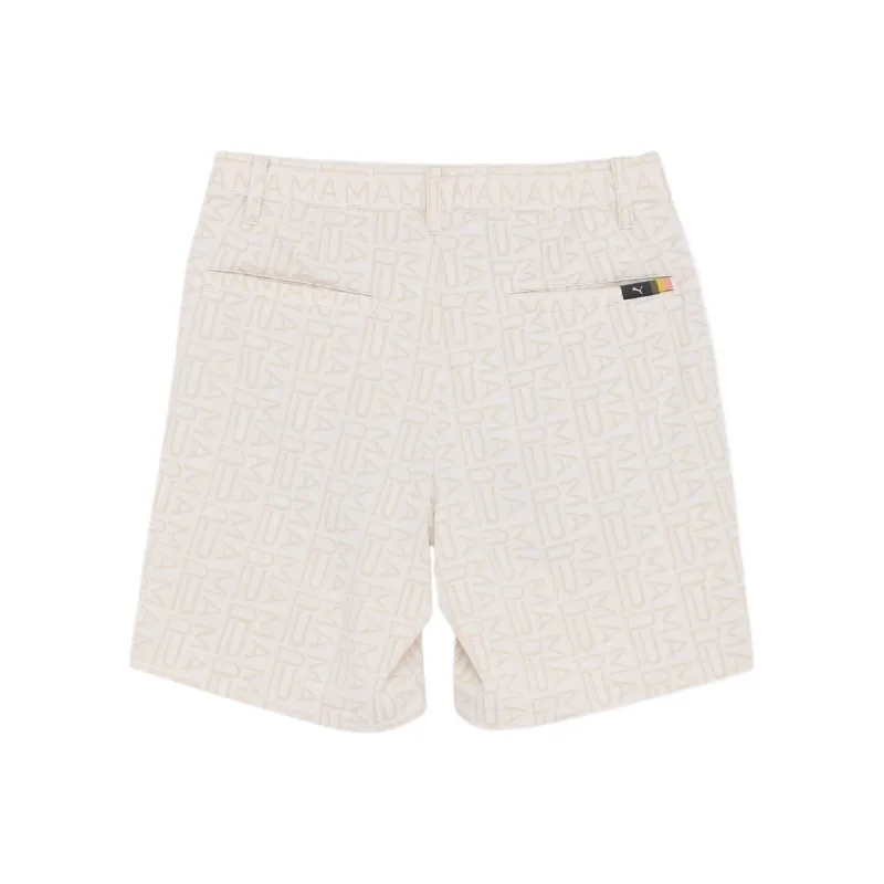 PUMA AOP Casual Shorts Men's Light Brown-1