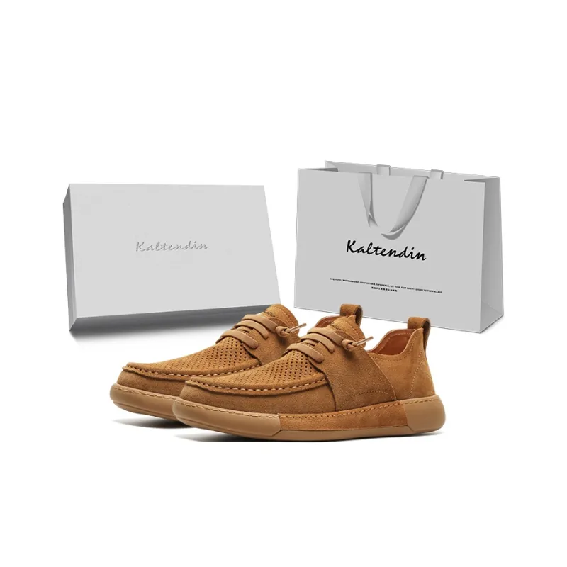 Kaltendin Niche Versatile Comfortable Low Top Casual Shoes Men's-0