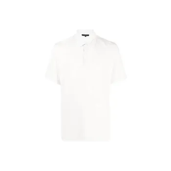 VINCE Stripe-print Cotton Polo Shirt
