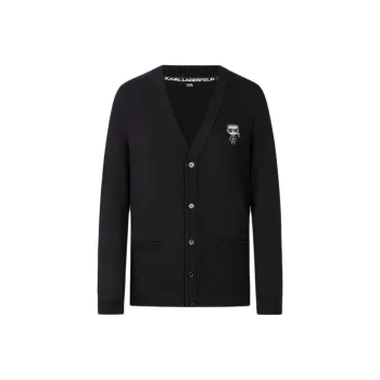 KARL LAGERFELD SS24 Knitwear Men's Black