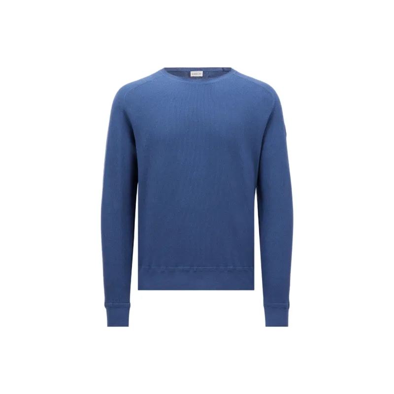 Moncler SS25 Sweater Men's Cobalt Blue-0
