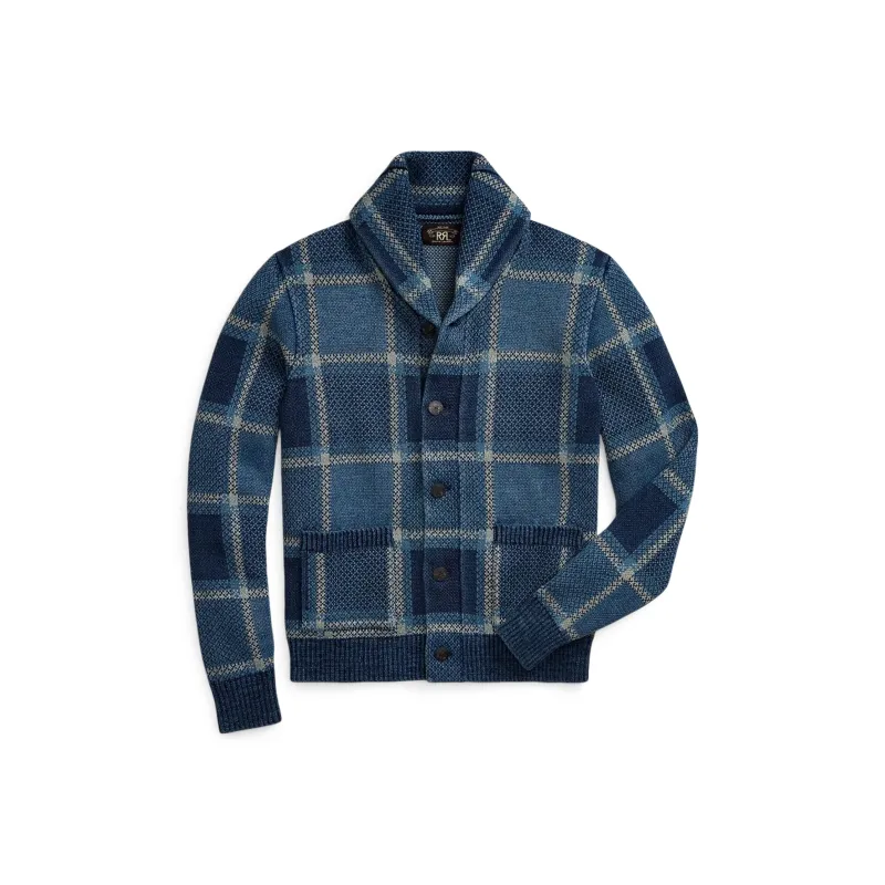 Ralph Lauren Check Jacquard Buttoned Cardigan-0