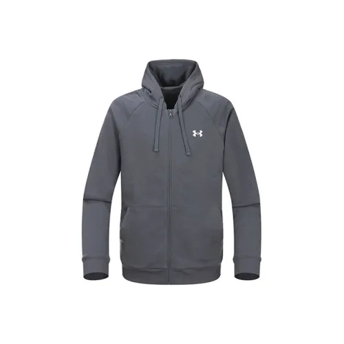 Under Armour Rival Jackets Men Gray