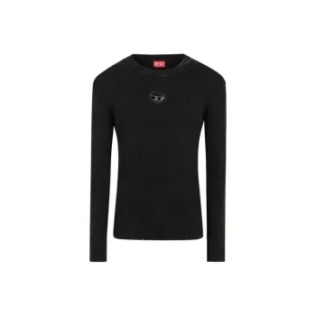 DIESEL K Darin D Cut Out Logo Distressed Jumper