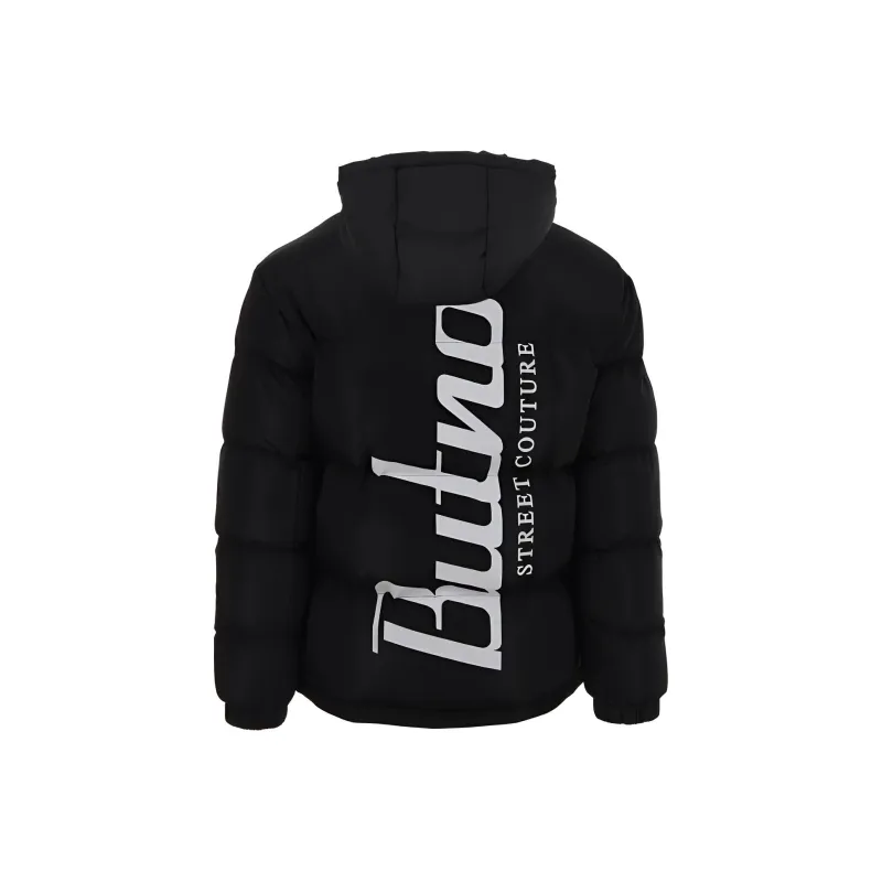 BUTNOT STREET COUTURE Bomber Con Cappuccio E Stampa But Not Retro Jackets Coats Men's Black-1
