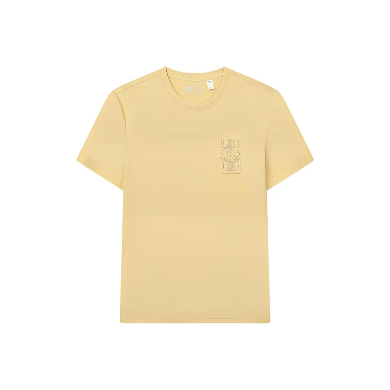 FILA T Shirt Men's Crystal Yellow-0