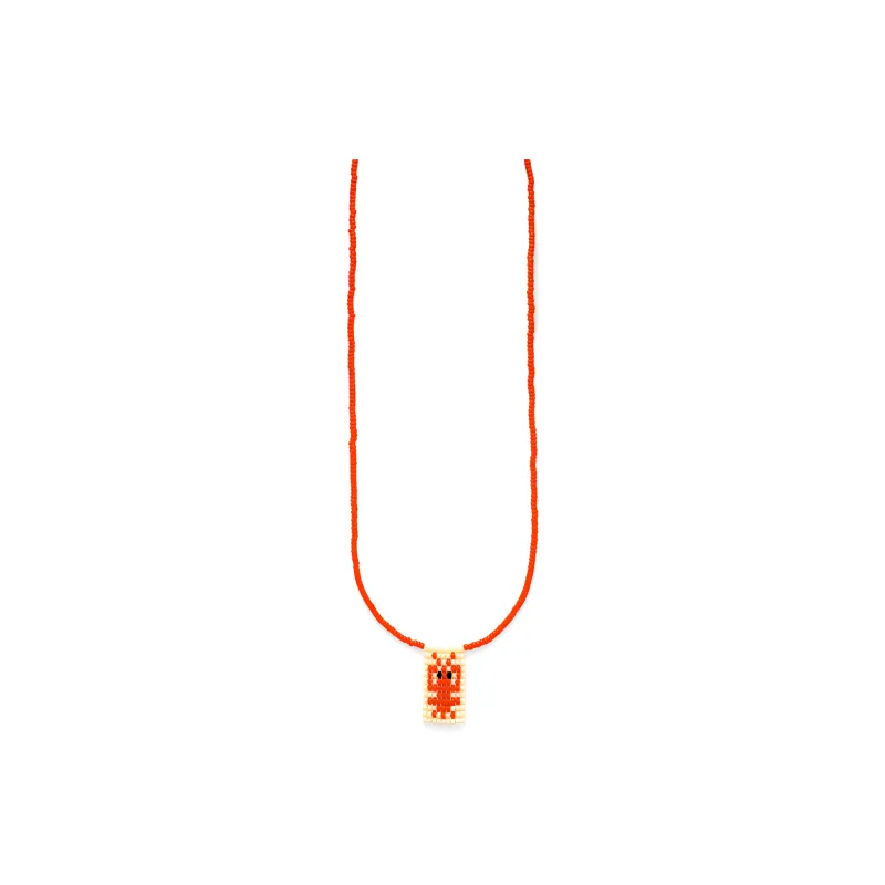 ANNI LU 18K Gold Gold-Plated Glass Brass Necklaces Unisex Red-0