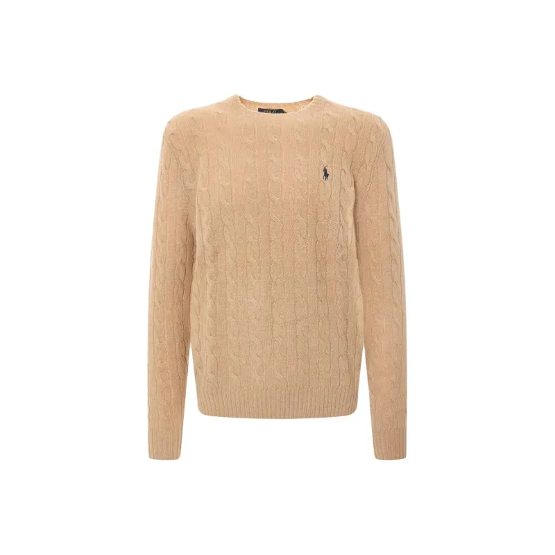 Polo Ralph Lauren Pony Embroidered Cable Knit Jumper-0