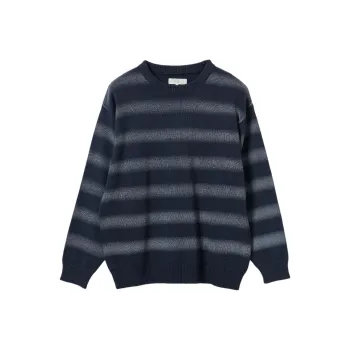 Beams Sweater Men's Marine Blue