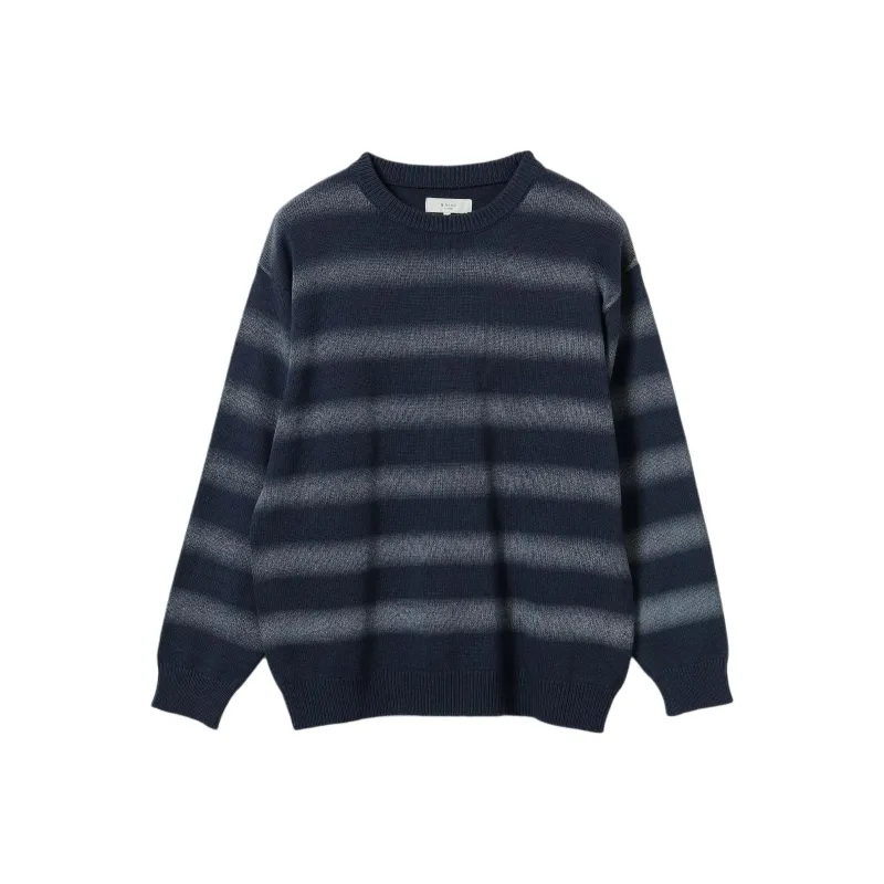 Beams Sweater Men's Marine Blue-0