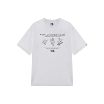 THE NORTH FACE T Shirt Unisex Light Heather Gray