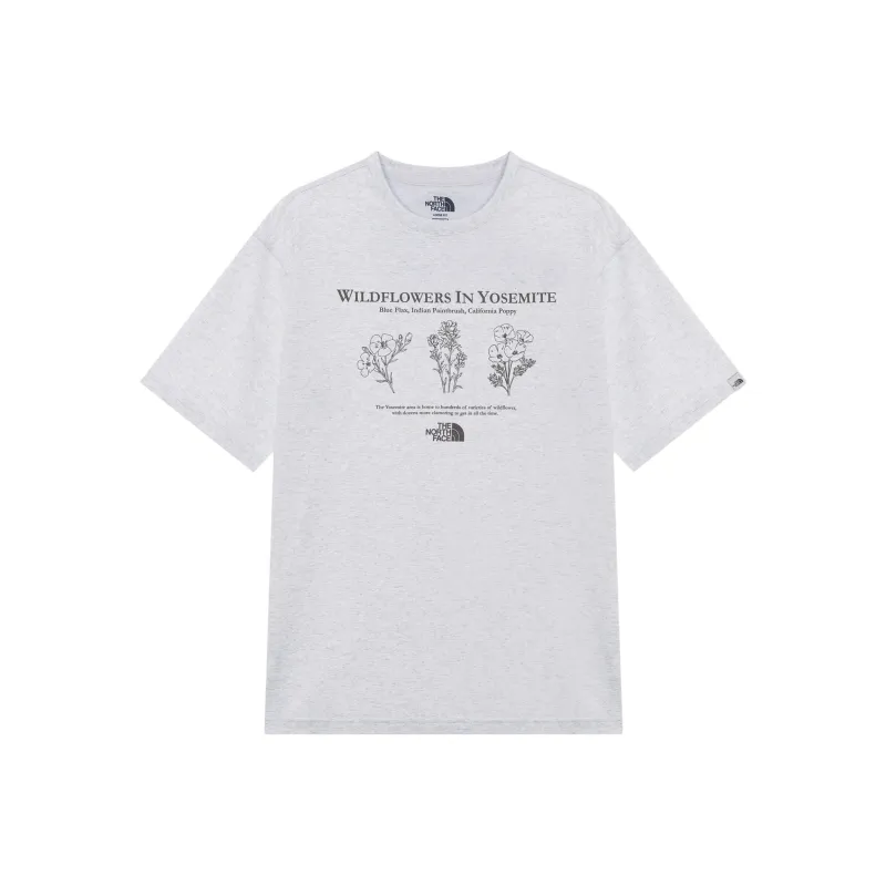 THE NORTH FACE T Shirt Unisex Light Heather Gray-0