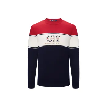 GY Goldlion Sweater Men's Navy Blue