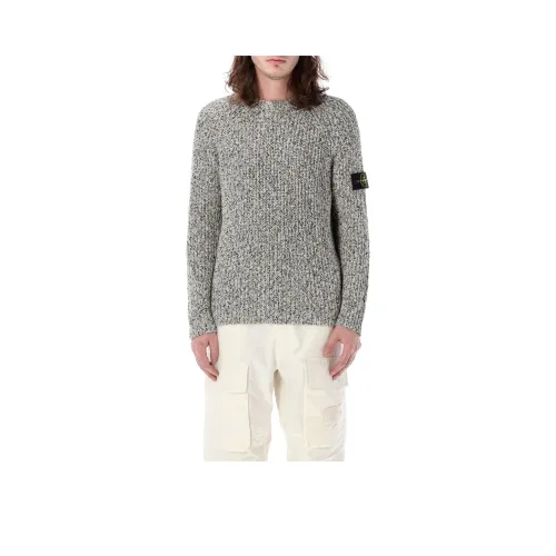 STONE ISLAND Sweater Men's Gray Green