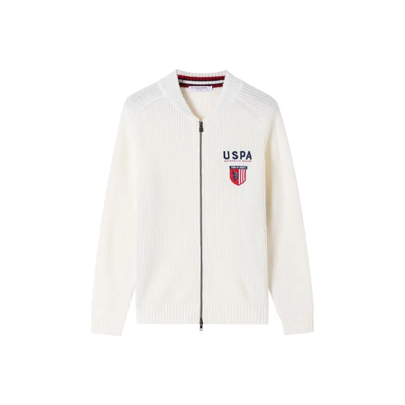 U.S. POLO ASSN. Sweater Men's Pure White-0