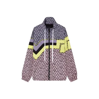VERSACE Two Tone Mongram Windbreaker