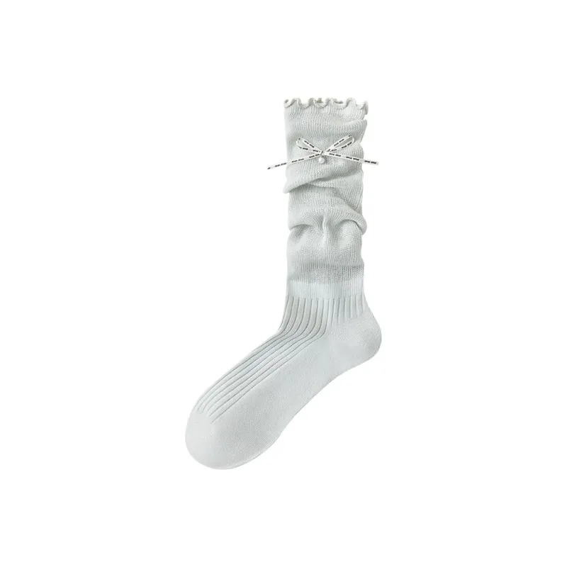 Temooues Mid Calf Socks Women's Combo Set-7