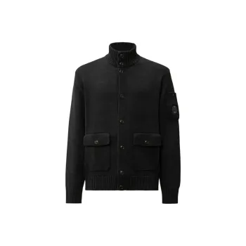 C.P.Company Lens detail Cardigan