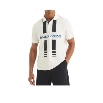 NAUTICA Polo Shirt Men Bright White