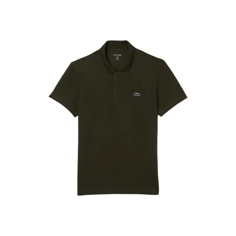 LACOSTE Polo Shirt Men's Dark Khaki Green-0
