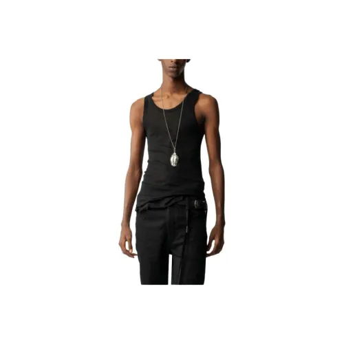 Ann Demeulemeester Dirk Tank Top Tank Tops Men's Black