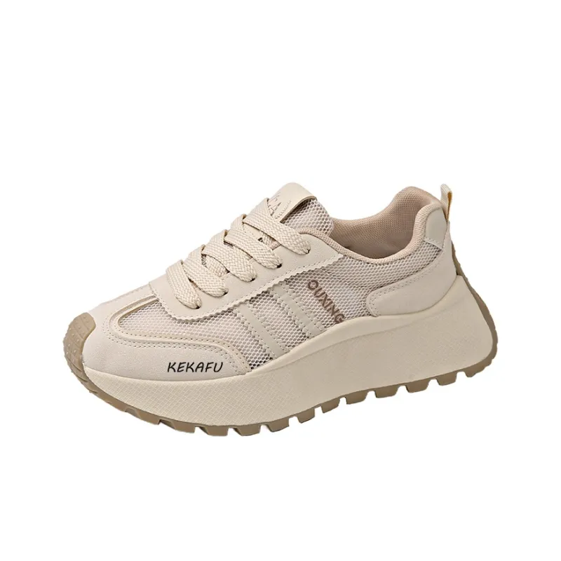 KEKAFU Anti Slip Wear Resistant Low Top Casual Shoes Women's-3