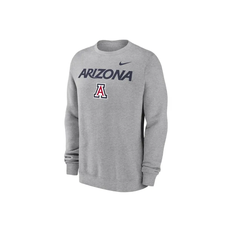 Nike Arizona Wildcats Primetime Primary Stack Men's Nike College Pullover Crew-0