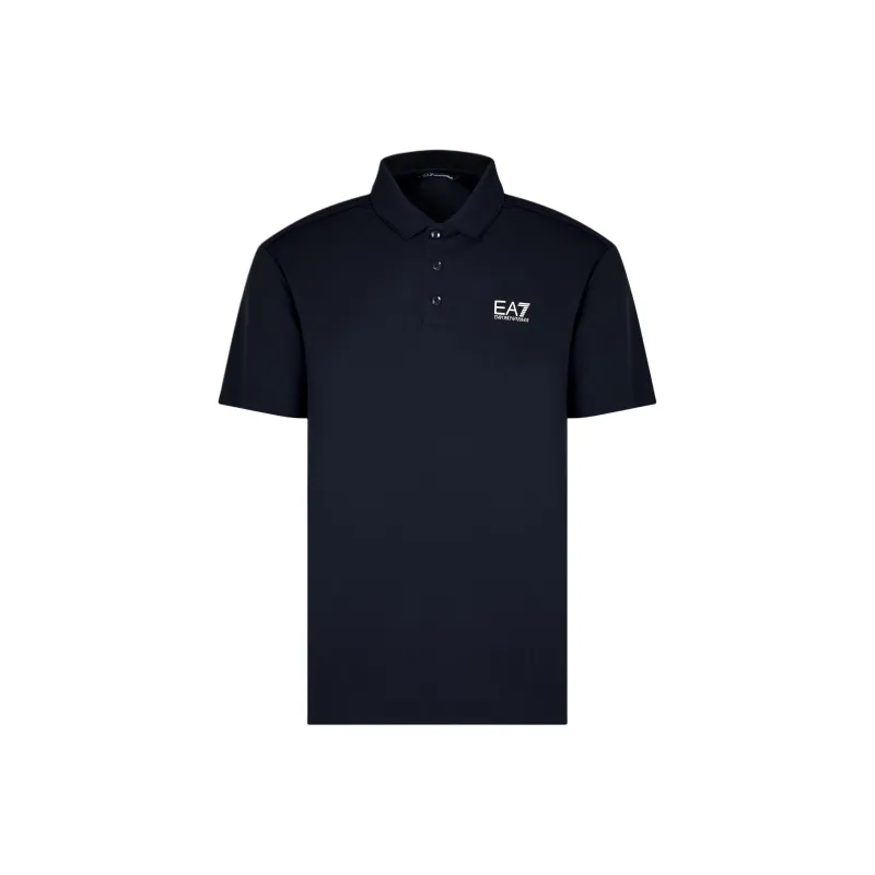 EMPORIO ARMANI Logo print Polo Shirt-0