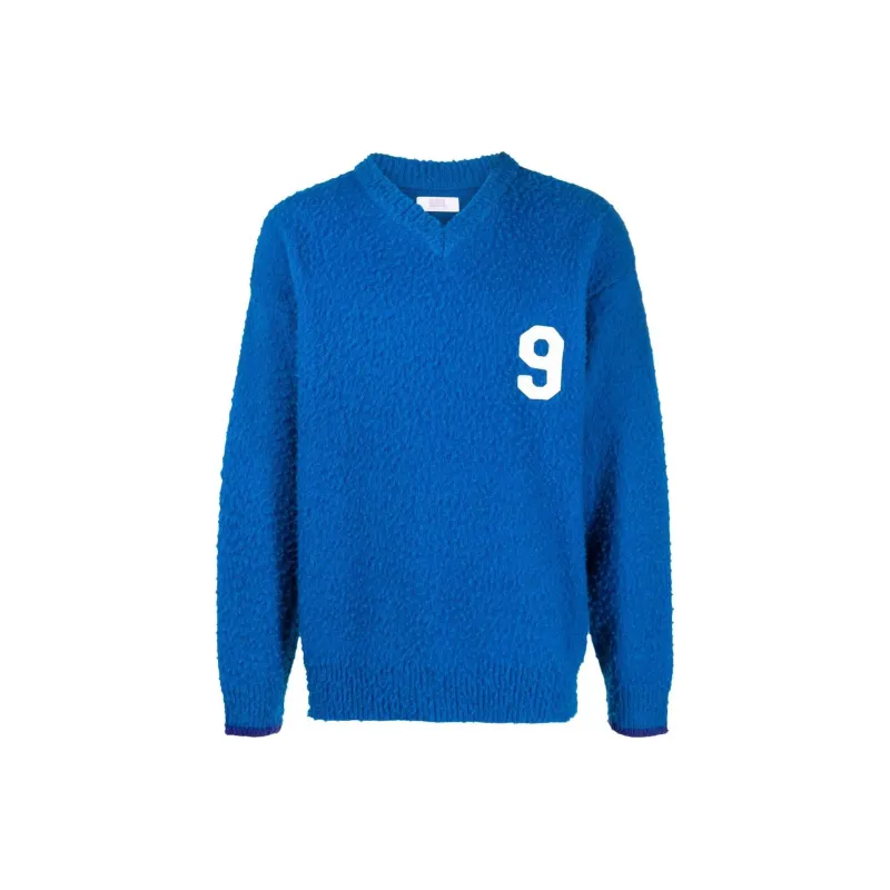 ERL Football V Neck Sweater-0