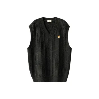 WILLIAM FOX&SONS Tank Top Knitwear Unisex Black