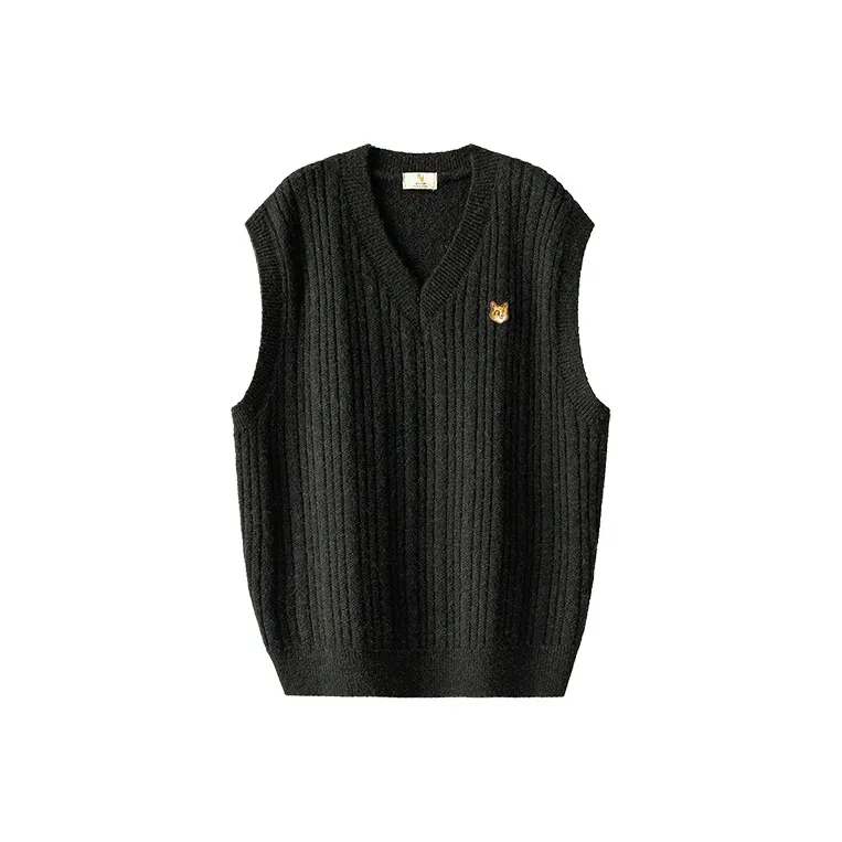 WILLIAM FOX&SONS Tank Top Knitwear Unisex Black-0