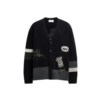 COACH FW24 Sweater Unisex Black