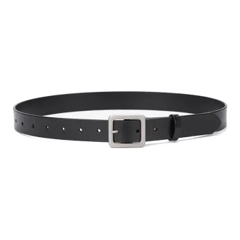 YUZHAOLIN Cow Leather Belts Unisex Width 2.8CM