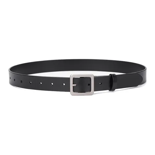 YUZHAOLIN Cow Leather Belts Unisex Width 2.8CM