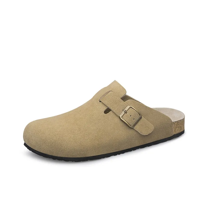 VAEL Rubber Sole Quiet Abrasion Resistant Closed Toe Slippers Unisex-6