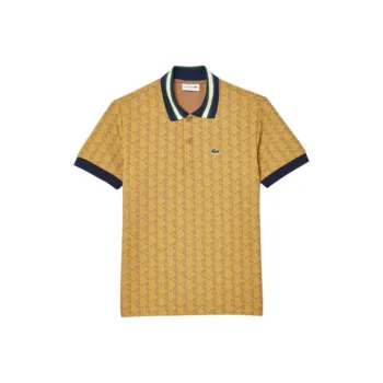 LACOSTE Polo Shirts Men Brown