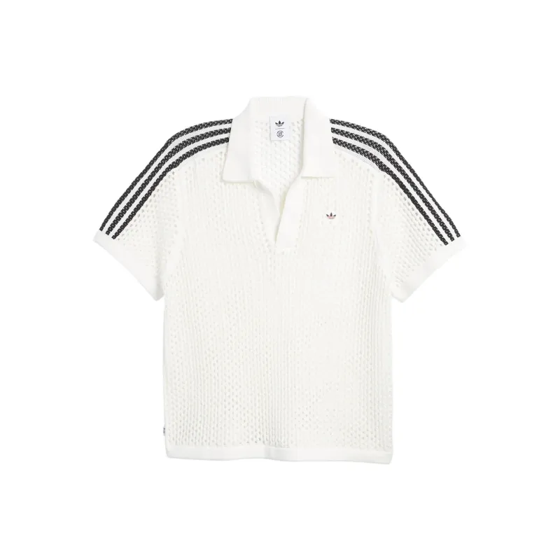 Adidas X Edison Chen Crochet Polo Shirt-0