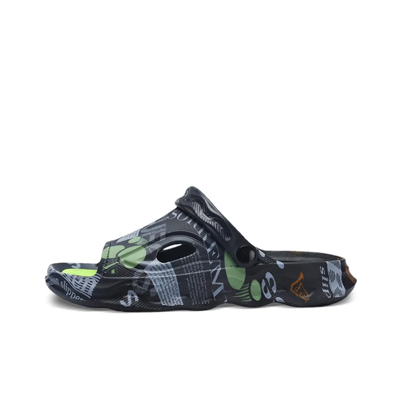 YUZHAOLIN Beach Sandals Men Black/White/Khaki-6