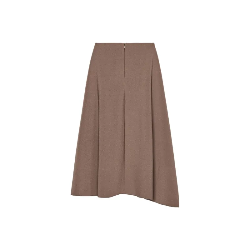 ZARA Casual Long Skirt Women's Brown/Dark Taupe-1