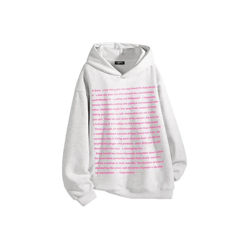 Kepu Sweatshirt Unisex White Heather Gray-18