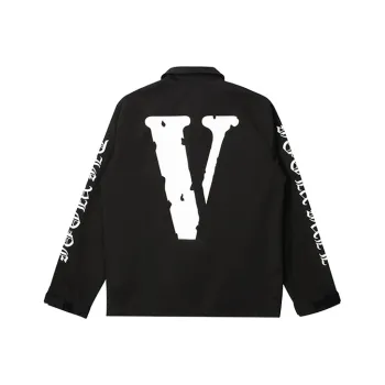 VLONE Big Logo Series Jackets Unisex Black White