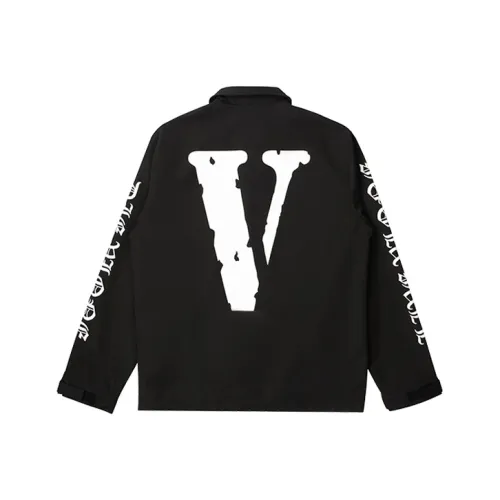 VLONE Large Logo Collection VLONE Gothic Letter Collection Jacket Fall Unisex Black White