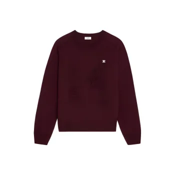 CELINE SS24 Sweater Men's Burgundy